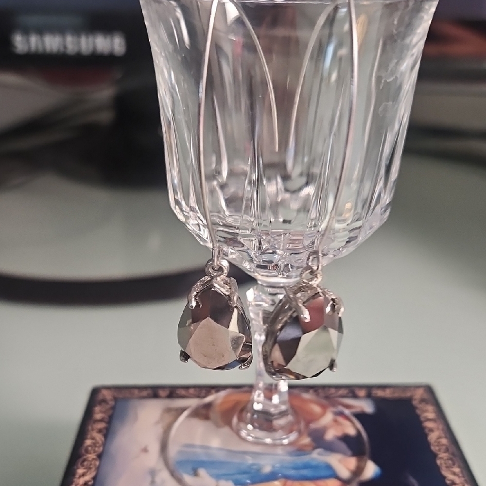 Elegant Silver Drop Earrings